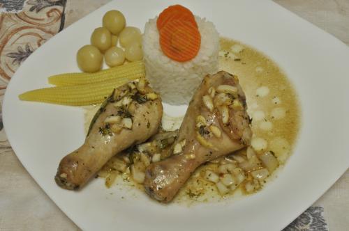 Grilované kuřecí paličky ve víno - bylinkové marinádě – Snadné Miš - Maš recept, zvládnete za 30 - 45 minut